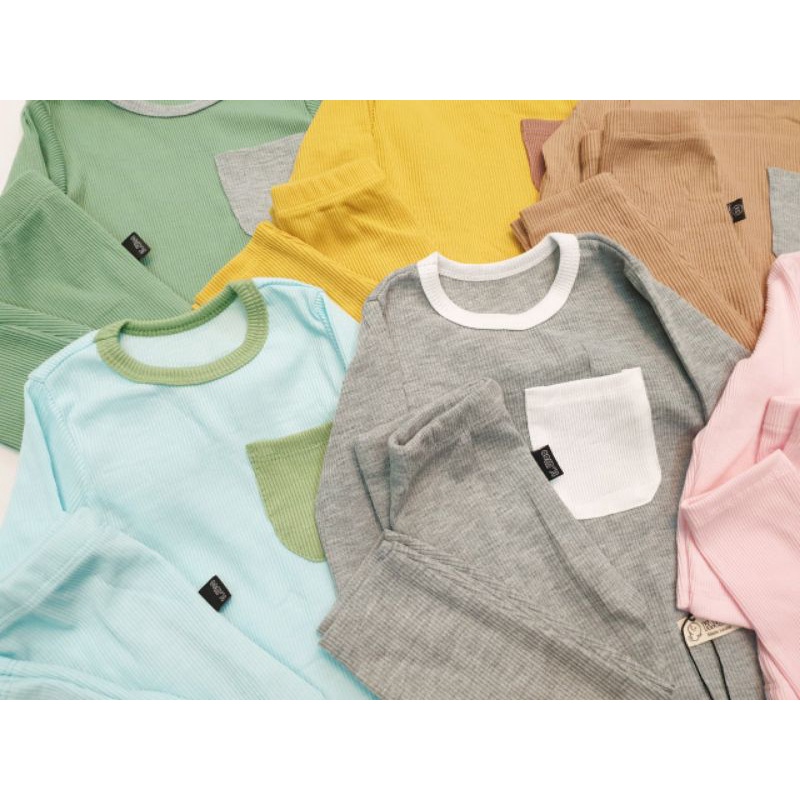 Bộ thun gân KWOO 6 màu mẫu mới 2021 SN37