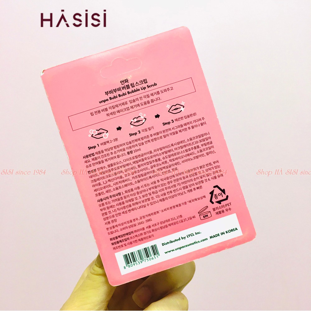 TẨY TẾ BÀO CHẾT MÔI UNPA - Bubi Bubi Lip | BigBuy360 - bigbuy360.vn