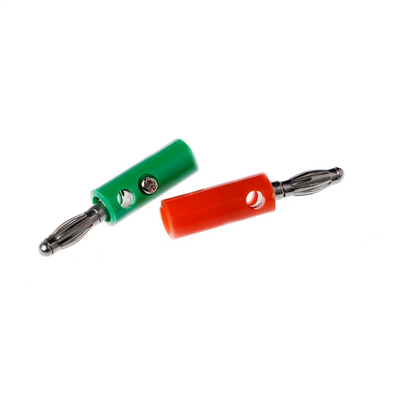 Set 10 Đầu Nối Dây Cáp Loa 4mm 5 Màu Hình Chữ o