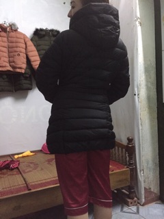 Áo phao quảng châu dáng dài