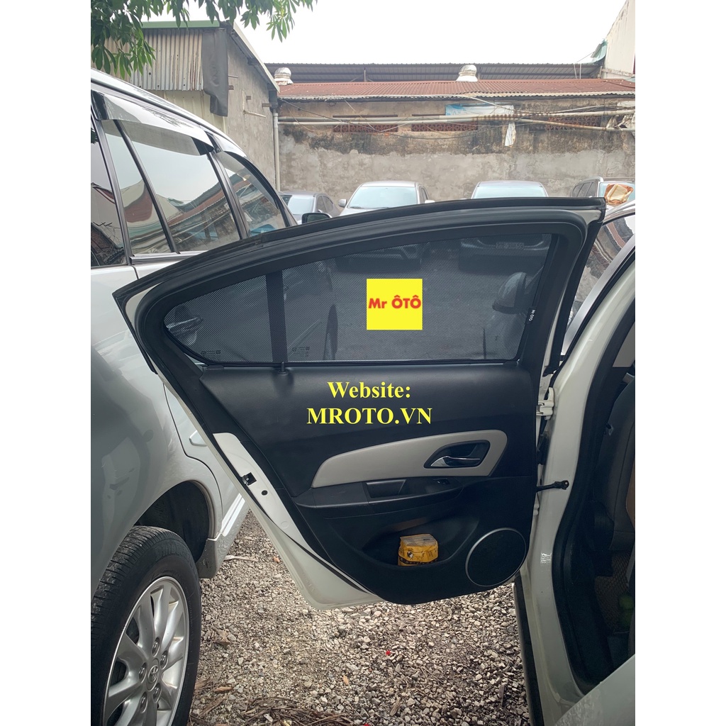 Rèm Che Nắng chống UV Xe Chevrolet Cruze 2009-2015 (không nam châm) Hàng Loại 1 MR.ÔTÔ