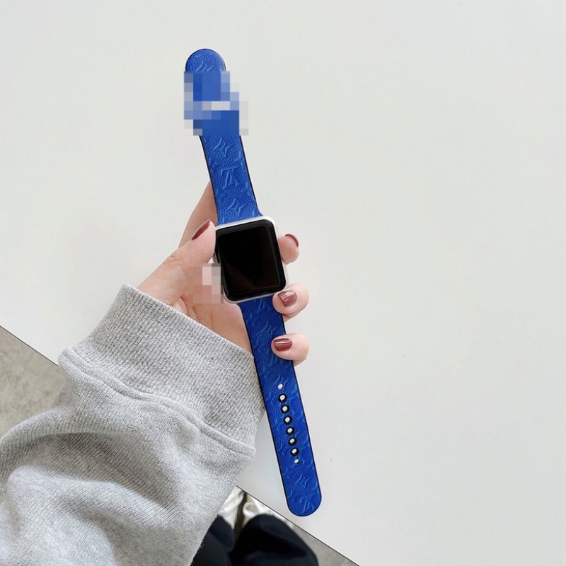 Sang Trọng Dây Đeo Bằng Da Cao Cấp Dành Cho Apple Watch 49mm 44mm 40mm 45mm 42mm 38mm 41mm Ultra series 8 7 SE iWatch series 6 5 4 3 2 1