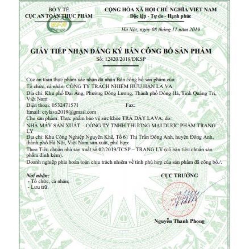 TRÀ DÂY LAVA - DÀNH CHO NGƯỜI BỊ DẠ DÀY, BAO TỬ - HỘP 30 GÓI TRÀ TÚI LỌC