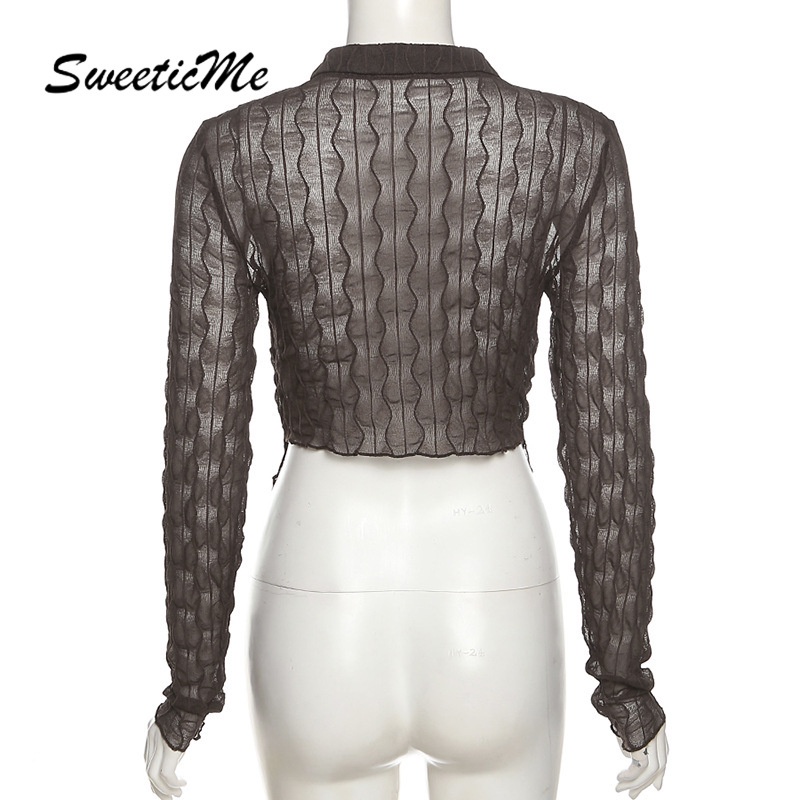 Áo thun tay dài thiết kế độc đáo thời trang quyến rũ cho nữ