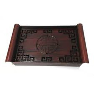 Khay đựng ấm chén giả gỗ