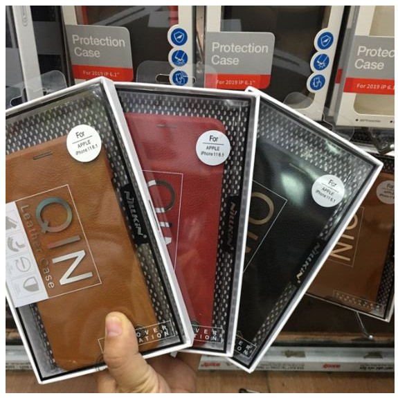 Bao da iPhone 11 / 11 pro / 11 Pro Max _chính hãng Nillkin QIN | BigBuy360 - bigbuy360.vn