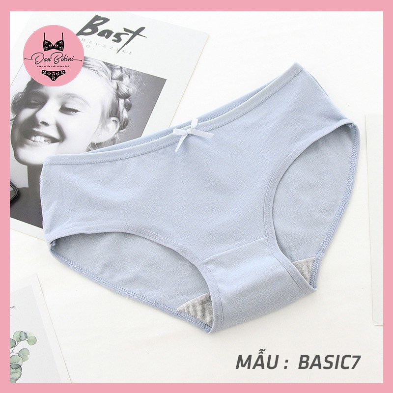 Quần Lót Nữ Cotton 100% kháng khuẩn thoáng mát đính nơ xinh siêu tôn dáng mẫu 978