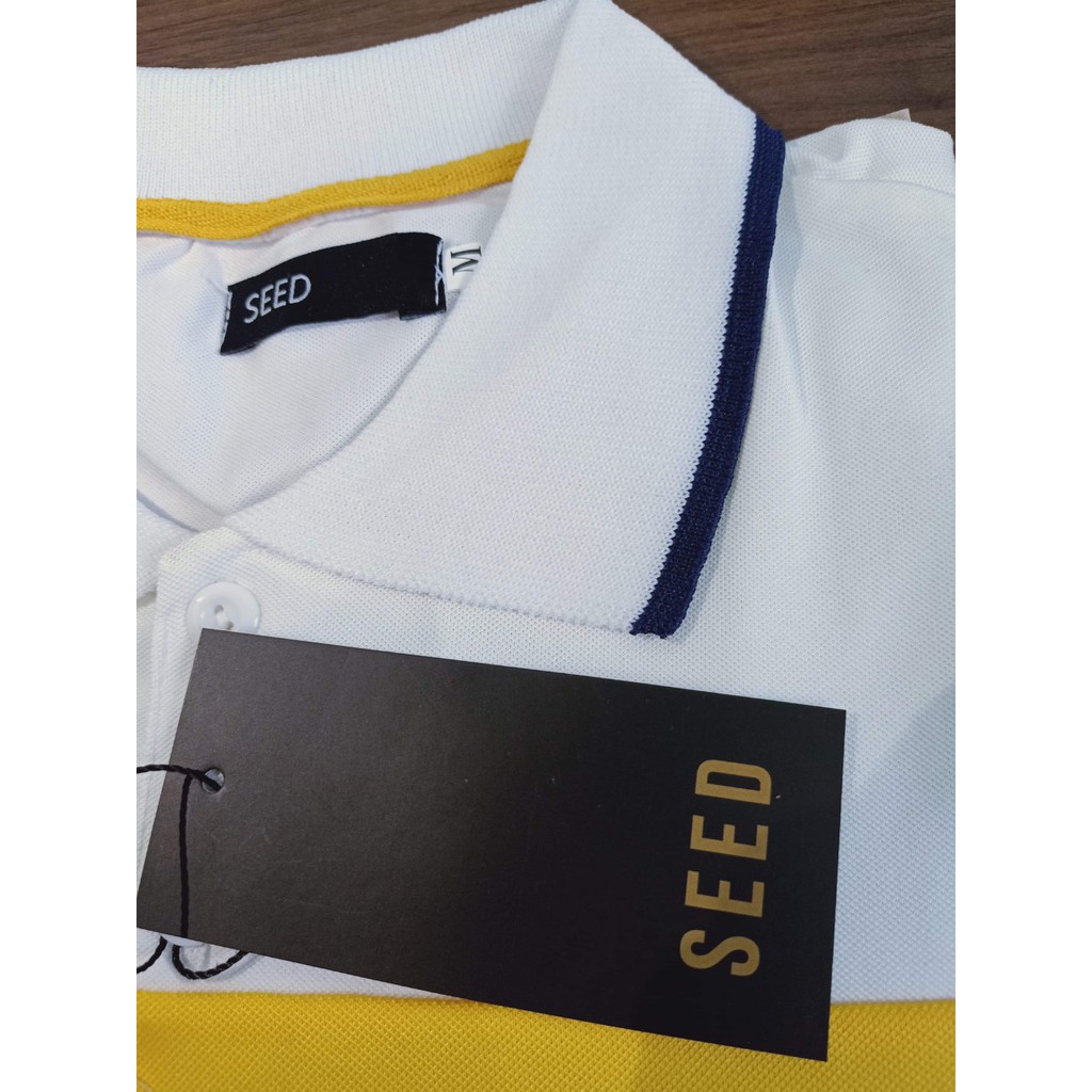 Áo Polo Trắng Phối Vàng, Áo Nam Có Cổ Phong Cách Trẻ Trung Mặc Là Đẹp | BigBuy360 - bigbuy360.vn