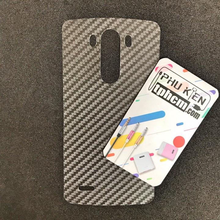 Dán mặt lưng Carbon LG G3