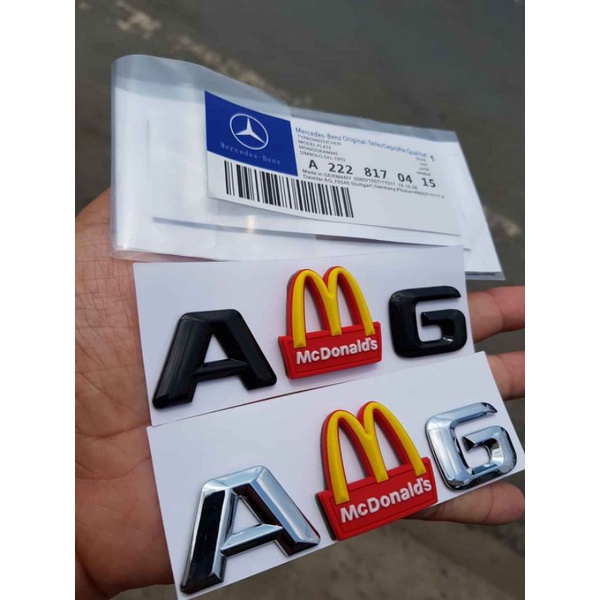 TURBO AMG tem dán xe mercedes