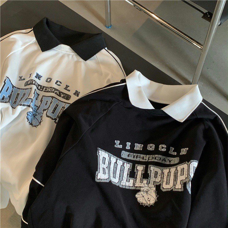 Áo Sweater nữ cổ bẻ siêu xinh dáng Unisex chất liệu nỉ phong cách cá tính TMH026