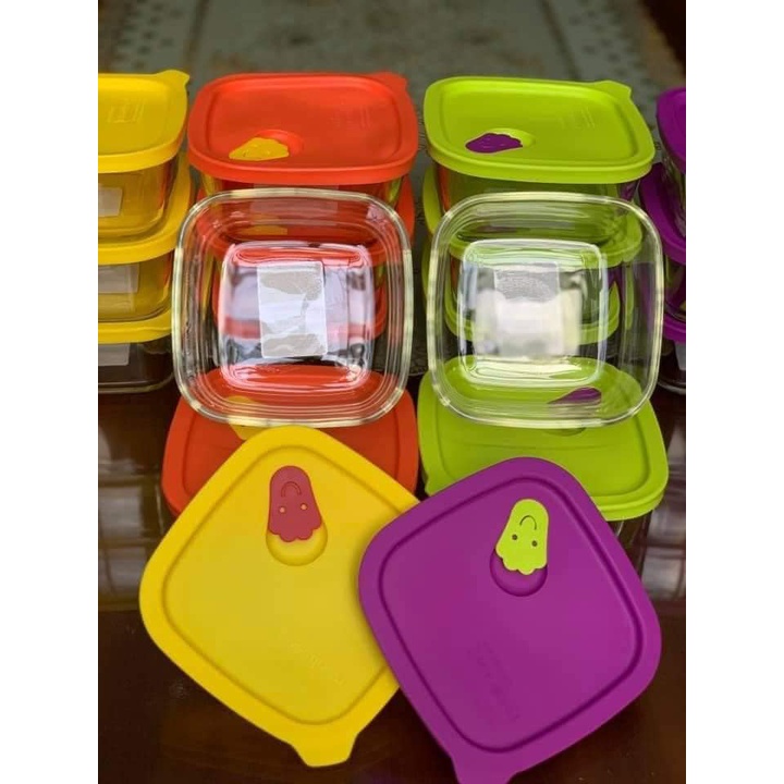 Hộp thủy tinh nắp Silicon Lock&Lock loại 410ml