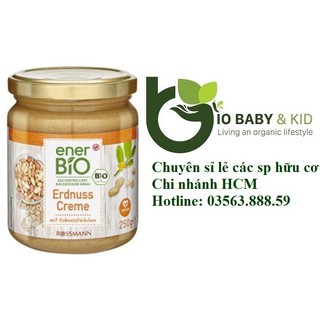 Bơ đậu phộng hữu cơ enerBiO 250g