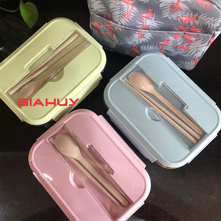 Hộp cơm thủy tinh, Hộp đựng thức ăn, thực phẩm siêu bền - Chia ngăn tự ghép bộ