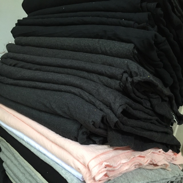 Vải cotton màu đen