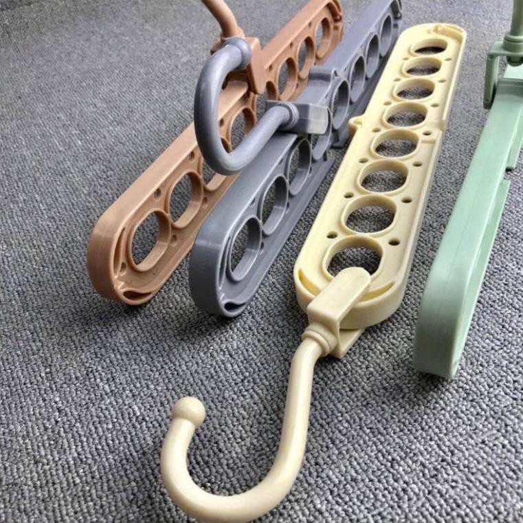 Móc Treo Quần Áo Đa Năng- Móc Treo Quần Áo 9 Lỗ Đa Năng Tiết Kiệm Diện Tích 2341 Sỉ Lẻ Gia Dụng