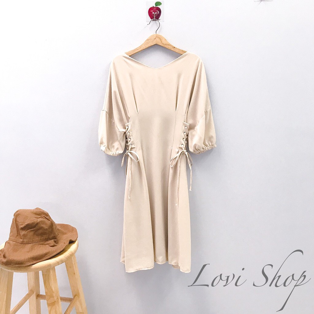 Váy/Đầm  nude đan eo thiết kế sang chảnh LOVI