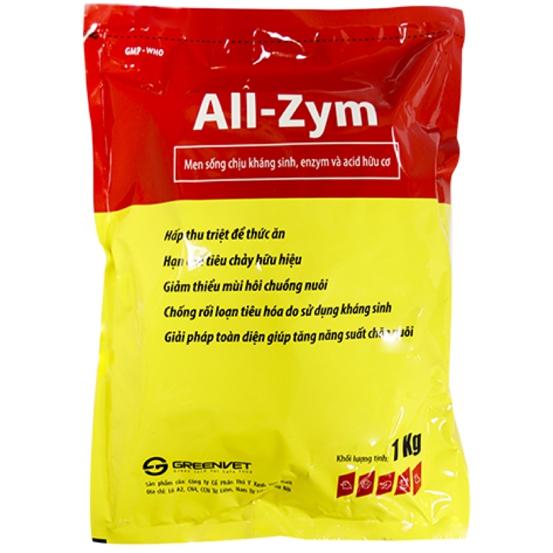 1kg ALL-ZYM dùng cho trâu bò lợn gà vịt
