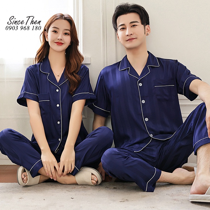 Pijama đôi nam nữ dành cho vợ chồng, đồ ngủ đôi đẹp mặc nhà - Since Then