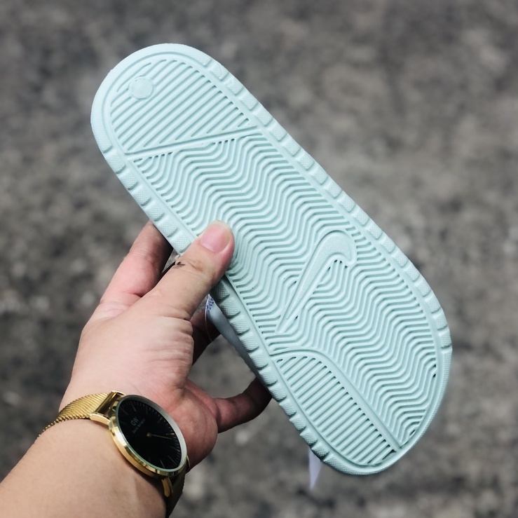 Dép unisex 𝐍𝐈𝐊𝐄 ❤️FREESHIP + Hộp❤️ dép quai ngang thể thao nam nữ mk in 𝐍𝐈𝐊𝐄-𝐁𝐚𝐧𝐚𝐬𝐬𝐢,xanh-mint