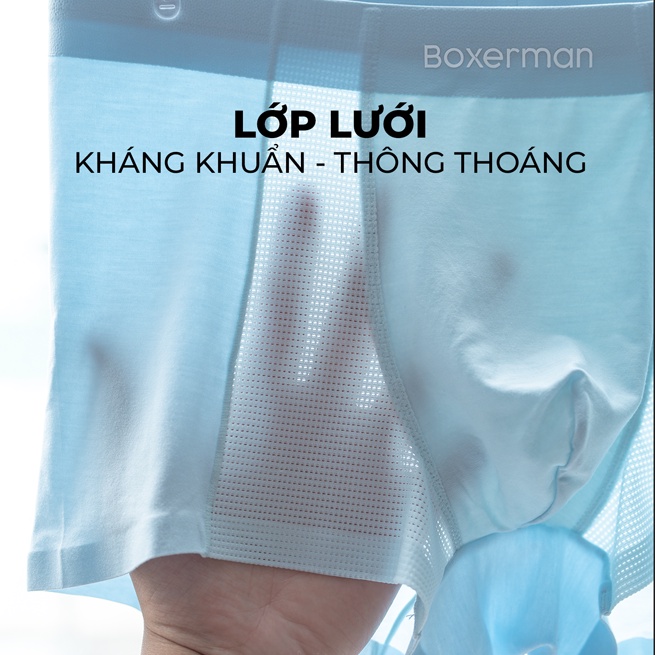 Quần sịp nam PRO MESH combo 3 boxer chính hãng BOXERMAN