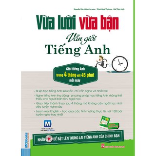 Sách vừa lười vừa bận vẫn giỏi tiếng anh