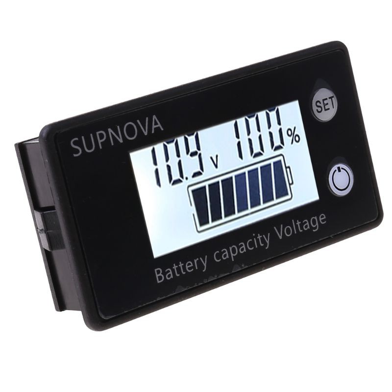 AOT.DC 8V-100V Lead Acid Lithium LiFePO4 Car Motorcycle Battery Capacity Indicator