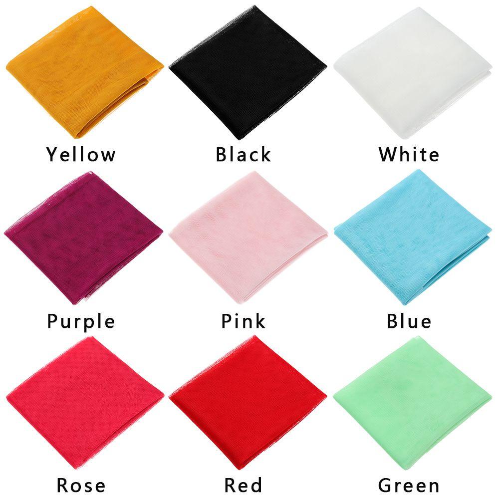 Vải Tuyn Màu Cầu Vồng 50cm * 150cm Làm Phụ Kiện Cho Búp Bê