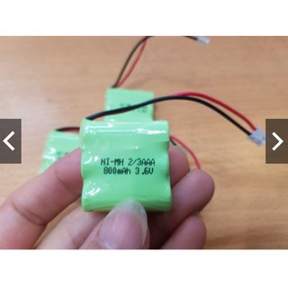 Pin 3.6v 800mah 2/3 aaa thích hợp cho các loại đồ chơi điều khiển