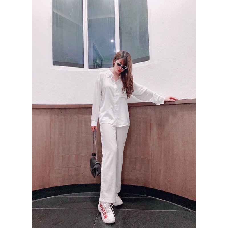 SET ÁO SƠ TÚI NGỰC MIX QUẦN SUÔNG ĐŨI | BigBuy360 - bigbuy360.vn