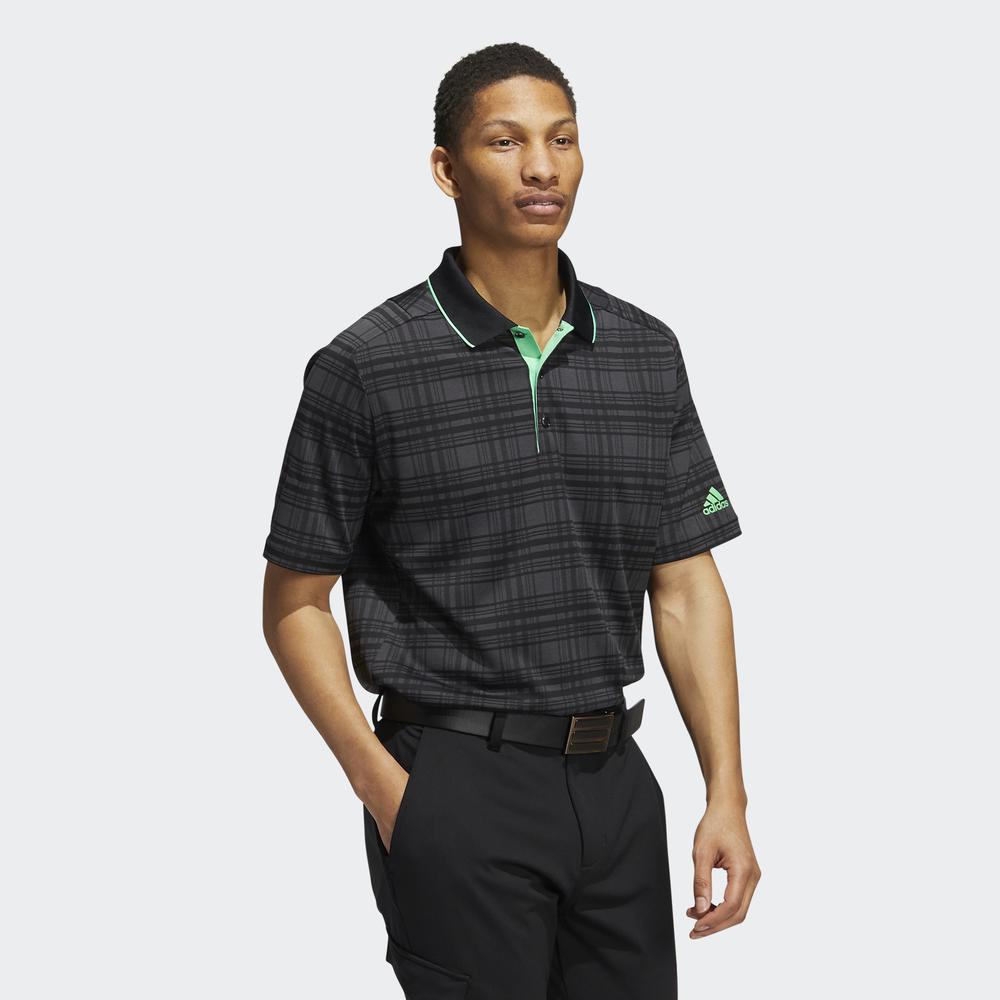 Áo Polo adidas GOLF Nam Áo Polo Statement No-Show Primegreen Màu xám GU5080