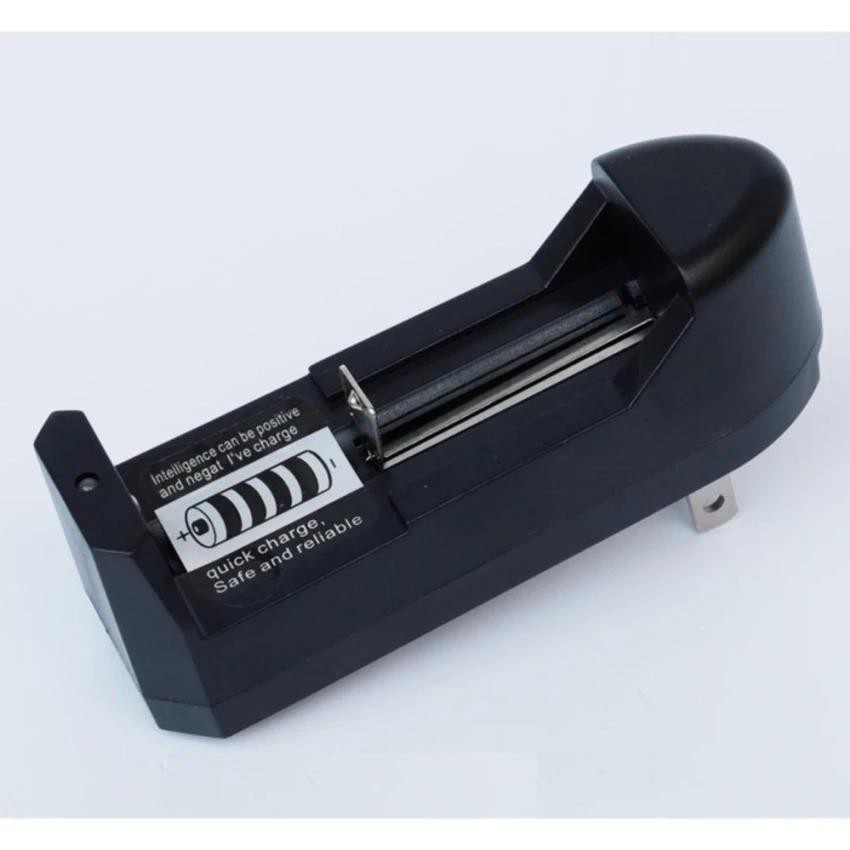 Cục sạc pin rời cho 18650, 16340, 14500, chân gấp gọn