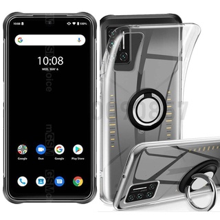 Ốp Lưng Cho Umidigi A11 A7 A7S A9 Pro Bison GT GT2 X20 Pro A9 NFC 2021 Nhẫn Chân Đế Giữ Ngón Tay TPU Mềm Chống Sốc Cho Umidigi Bison F2