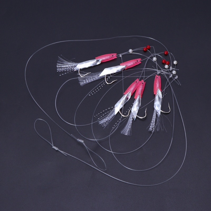 QQ Bộ 5 Mồi Câu Cá Nhân Tạo Bằng Nhựa Mềm Có Móc Câu Tiện Dụng