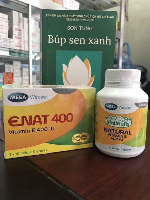 [SP Chính Hãng] - ENAT 400 IU-Bổ sung và dự phòng thiếu hụt vitamin E