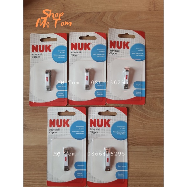 Bấm Móng Tay Sơ Sinh NUK - Thép KHÔNG Gỉ Cao Cấp Thiết Kế Vòng Cung
