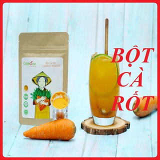 Bột cà rốt sấy lạnh dalahouse 50gr 100% organic