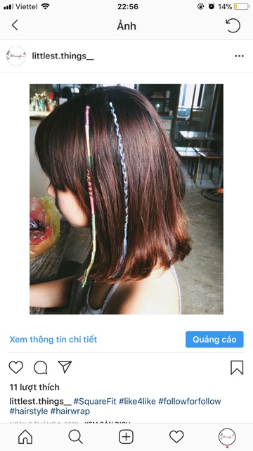 Hairwrap đeo tóc sắc màu bohemian vintage đính kèm lông vũ hạt gỗ