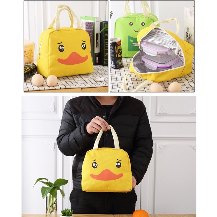 Túi giữ nhiệt ENVIROSAX đựng hộp cơm trưa in hoạt hình dễ thương