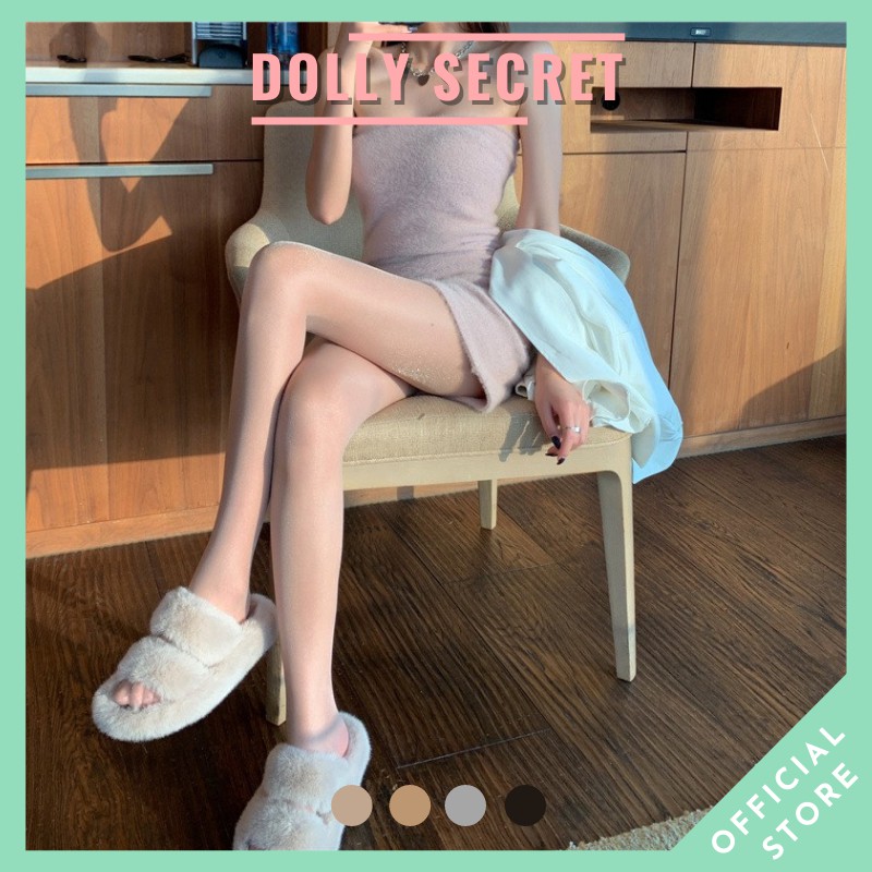 Quần tất tàng hình ánh nhũ kim tuyến phát sáng Bling nổi bật siêu mỏng siêu dai nâng tông da có 4 màu DOLLY SECRET T11