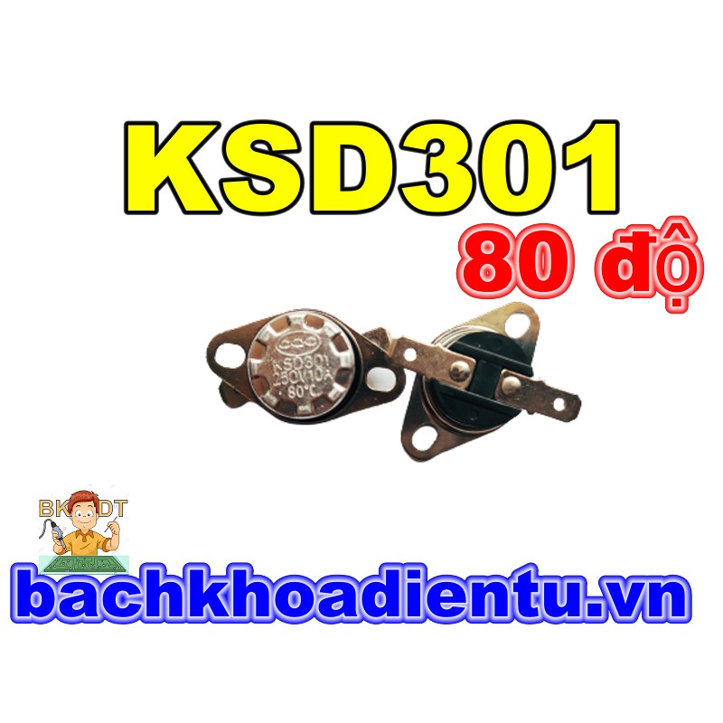 Rơ le nhiệt KSD301 các loại thường đóng.