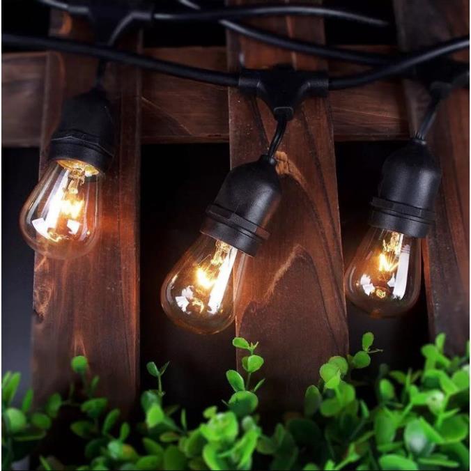 Dây đèn bóng led edison ST64 1.5 mét 3 bóng 4w đèn trang trí