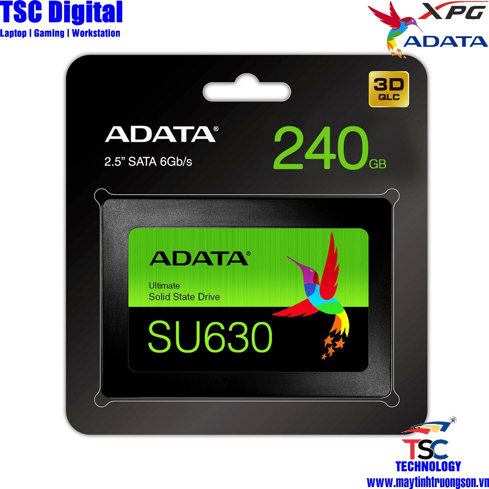 Ổ Cứng SSD ADATA Ultimate SU630 240GB 2.5" SATA 6Gb/s 3D QLC