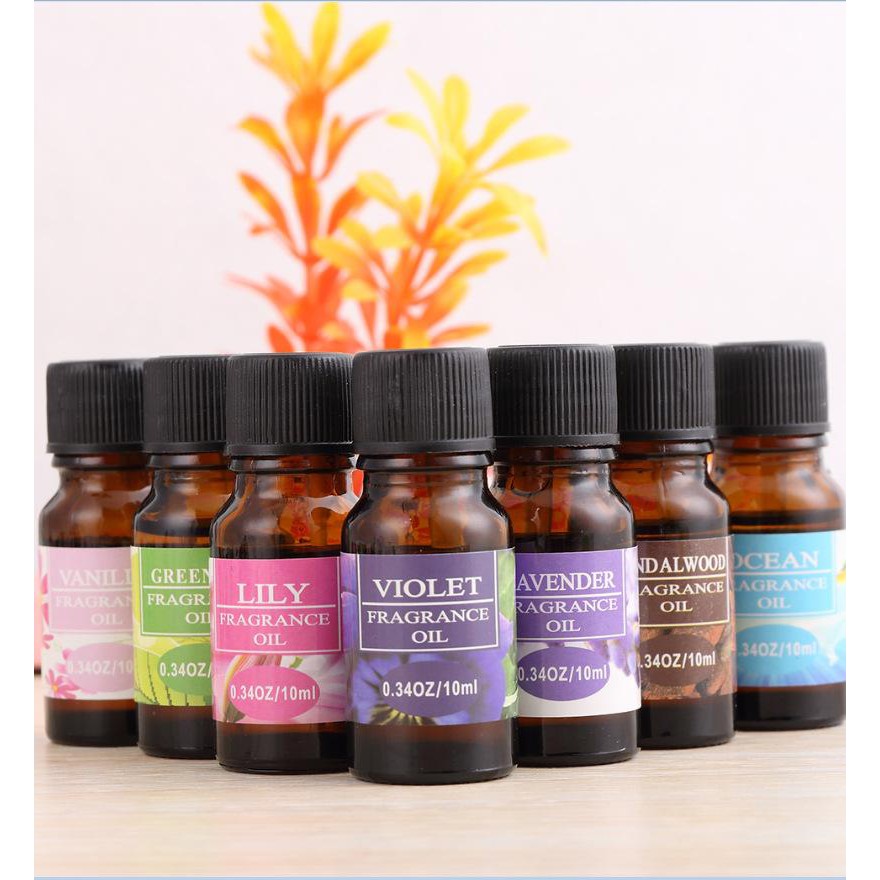 (Chọn Mùi) Lọ 10ml Tinh Dầu Thiên Nhiên Nguyên Chất Thơm Phòng Giúp Bạn Thư Giãn Sảng Khoái Mỗi Ngày