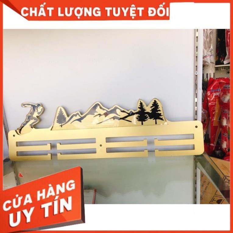Giá treo huy chương điền kinh phối phong cảnh. Kt 58x17