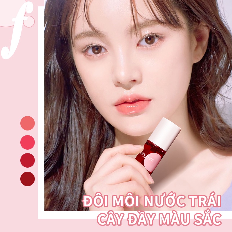 Set 4 son kem BAYFREE màu sắc nhung lì dạng lỏng sáng bóng mềm mịn dùng làm kem má hồng được