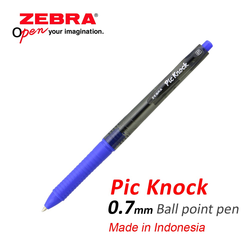 ZEBRA - Viết bi bấm Pic Knock 0.7 (Quy cách 3 cây/bịch) - [Chính hãng]