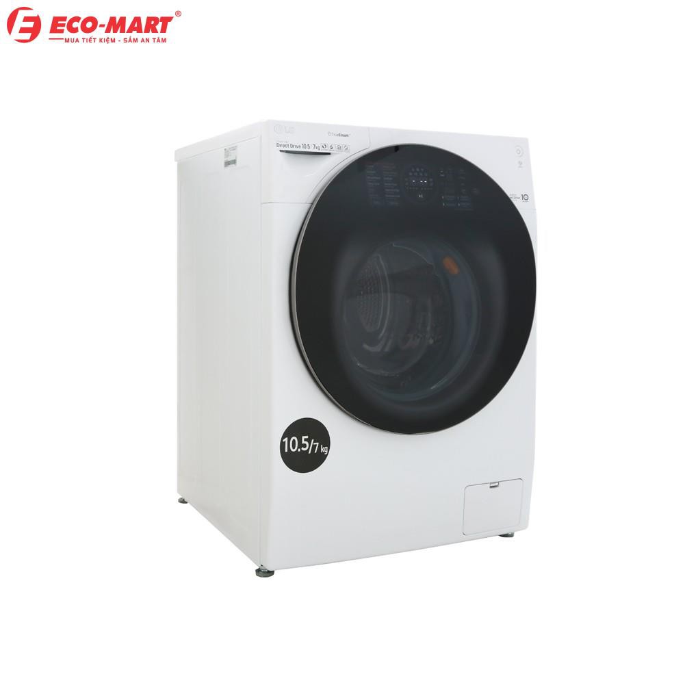 Máy giặt LG lồng ngang 10.5kg giặt, 7kg sấy FG1405H3W1