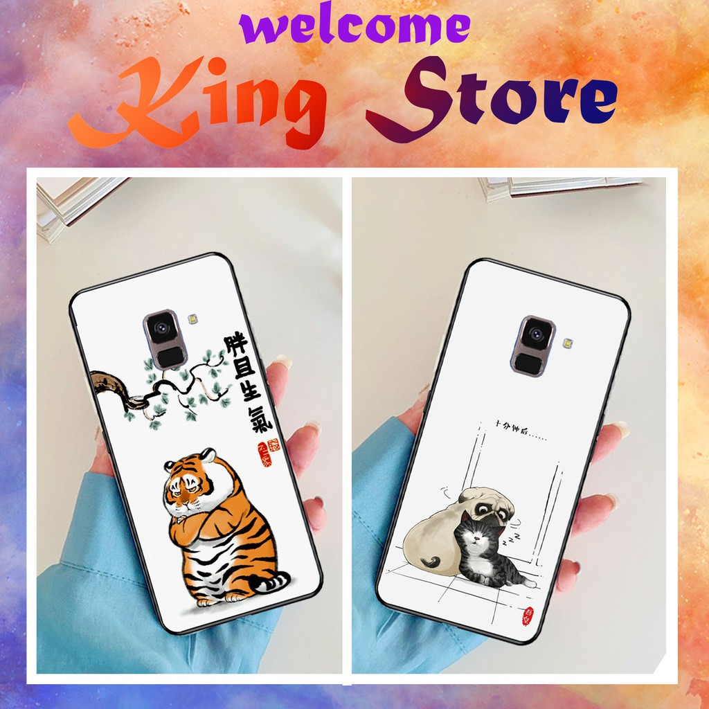 Ốp lưng Samsung A6-2018/A6 Plus/A8-2018/A8 Plus in hình  Chó mèo siêu đẹp, độc, lạ_KINGSTORE.HN_Ốp SS A6/A6P/A8/A8P