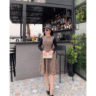 Váy dạ dáng xoè